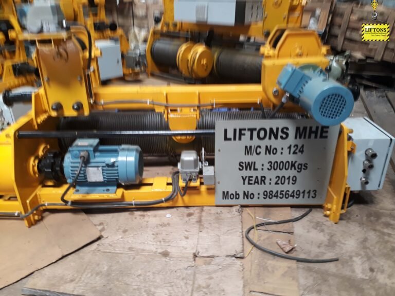 3Ton hoist supplied to JSW